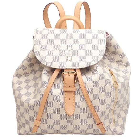Louis Vuitton Damier Azur Sperone Backpack Azur - Picture 1 of 7